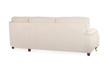 Howard Lyx 6-istuttava Oikeakätinen L-muotoinen Kulmasohva Manchester - Beige - Huonekalut - Sohva - Howard-sohvat