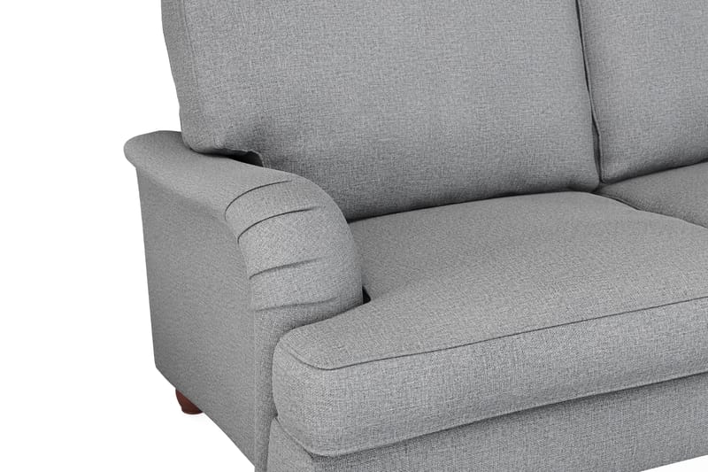 Howard Lyx 6-istuttava Vasenkätinen L-muotoinen Kulmasohva Kangas - Vaaleanharmaa - Huonekalut - Sohva - Howard-sohvat