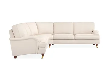 Howard Lyx 6-istuttava Vasenkätinen L-muotoinen Kulmasohva Manchester - Beige - Huonekalut - Sohva - Howard-sohvat
