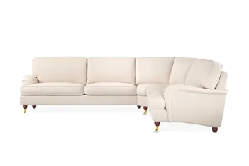 Howard Lyx 6-istuttava Vasenkätinen L-muotoinen Kulmasohva Manchester - Beige - Huonekalut - Sohva - Howard-sohvat