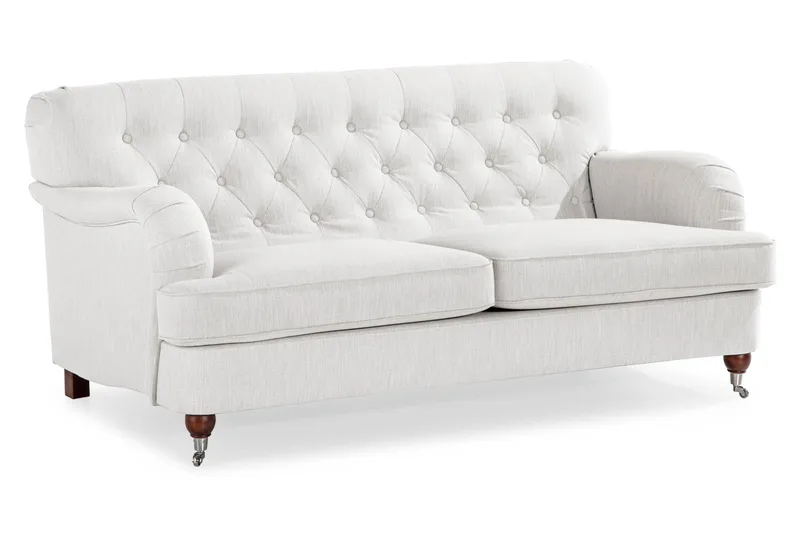 Howard Riviera 2-istuttava Kangassohva - Vaaleanharmaa - Huonekalut - Sohva - Howard-sohvat