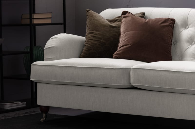 Howard Riviera 2-istuttava Kangassohva - Vaaleanharmaa - Huonekalut - Sohva - Howard-sohvat