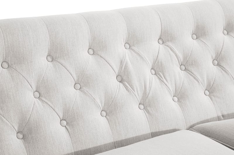 Howard Riviera 3-istuttava Kangassohva - Vaaleanharmaa - Huonekalut - Sohva - Howard-sohvat