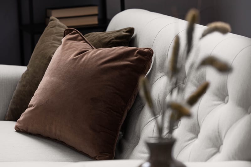 Howard Riviera 3-istuttava Kangassohva - Vaaleanharmaa - Huonekalut - Sohva - Howard-sohvat