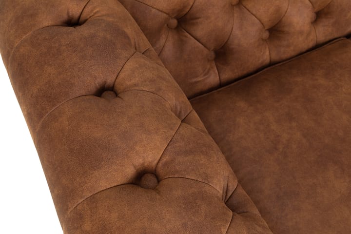 Sohva Chester Deluxe 3:n ist Vintage - Konjakki - Howard-sohvat - Nahkasohva - 3:n istuttava sohva