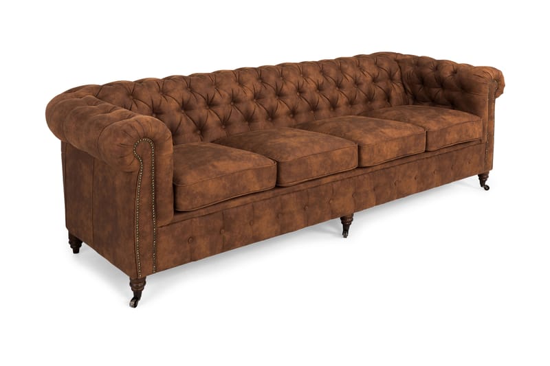 Sohva Chester Deluxe 4:n ist Vintage - Konjakki - Huonekalut - Sohva - Howard-sohvat