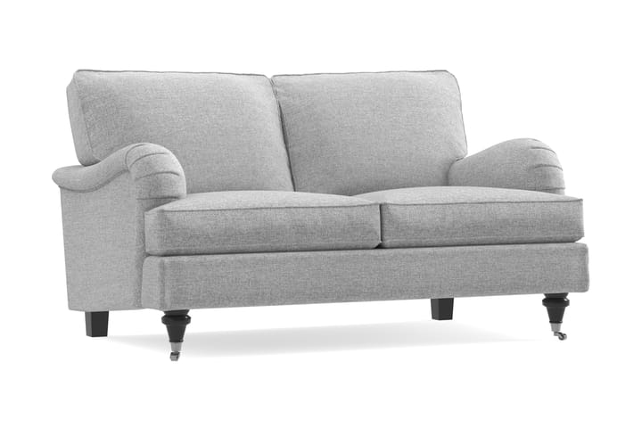 Sohva Oxford Classic 2:n ist - Harmaa - 2:n istuttava sohva - Howard-sohvat