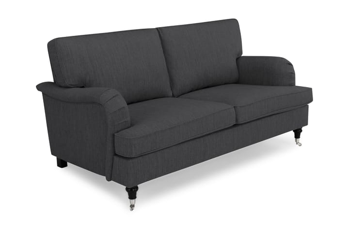 Sohva Oxford Classic 3:n ist - Antrasiitti - 3:n istuttava sohva - Howard-sohvat