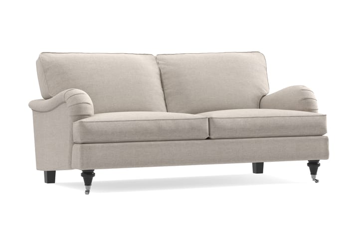 Sohva Oxford Classic 3:n ist - Beige - 3:n istuttava sohva - Howard-sohvat