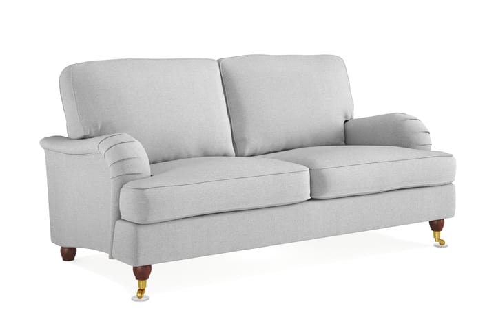 Sohva Oxford Lyx 2:n ist - Vaaleanharmaa - 2:n istuttava sohva - Howard-sohvat