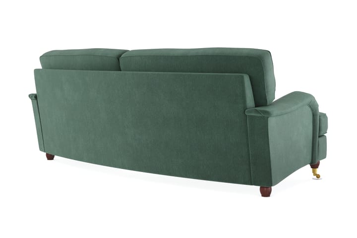 Sohva Oxford Lyx 3:n ist Kaareva - Vihreä - 3:n istuttava sohva - Howard-sohvat