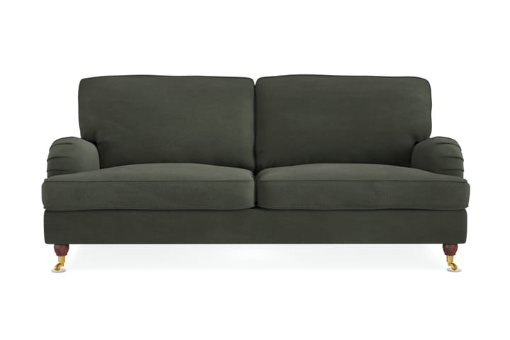 Sohva Oxford Lyx 3:n ist - Tummanvihreä - Howard-sohvat - 3:n istuttava sohva