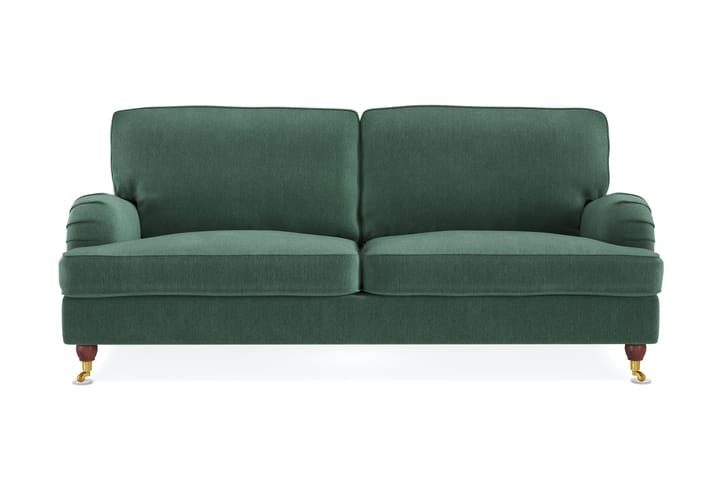 Sohva Oxford Lyx 3:n ist - Vihreä - 3:n istuttava sohva - Howard-sohvat