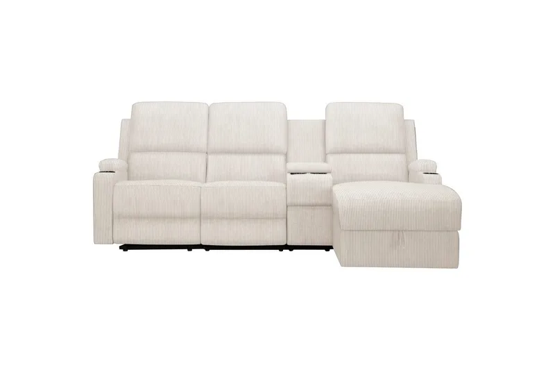 Kulmarecliner-sohva Loft24 Kulmasohva 3-istuttava Loft24 Dallas Vit Höger, undefined