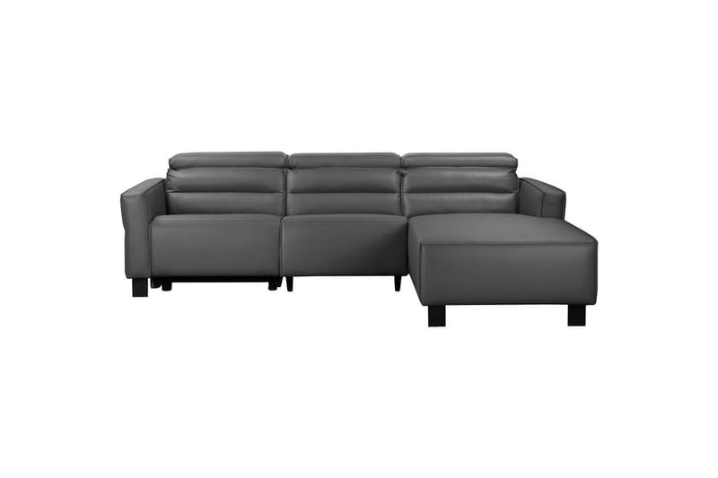 Kulmarecliner-sohva Loft24 Kulmasohva Loft24 Carpari manuaalisella recliner-toiminnolla Harmaa Oikeakätinen Belfast-kangas - Huonekalut - Sohva - Mekanismisohva