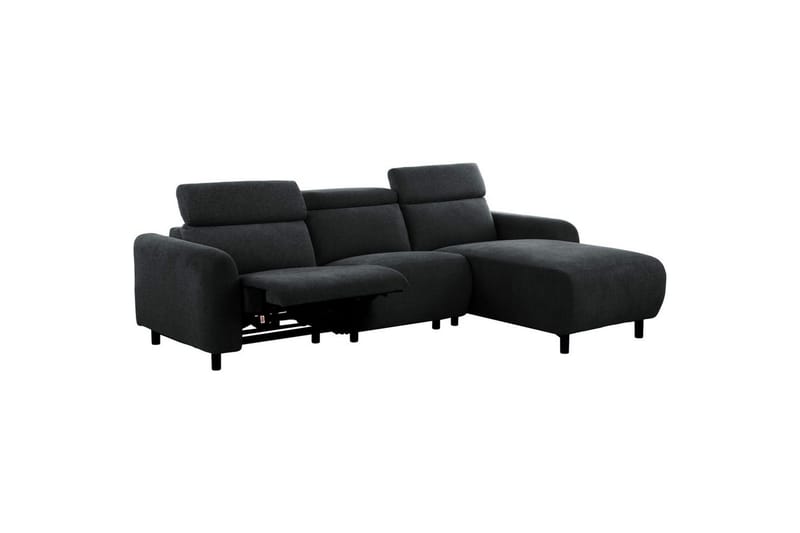 Kulmarecliner-sohva Loft24 Kulmasohva Loft24 Skaane manuaalisella nojatuolilla Harmaa Belfast-kangas - Huonekalut - Sohva - Mekanismisohva
