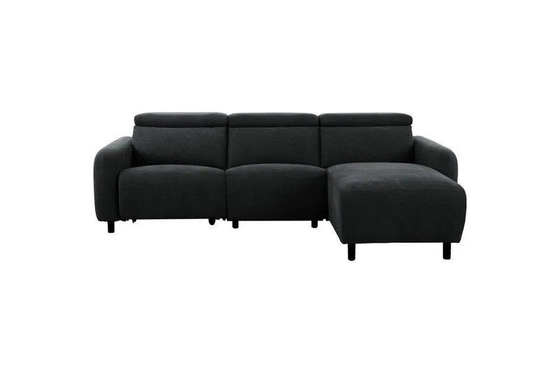 Kulmarecliner-sohva Loft24 Kulmasohva Loft24 Skaane manuaalisella nojatuolilla Harmaa Belfast-kangas, undefined