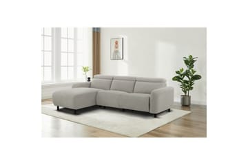 Kulmarecliner-sohva Loft24 Kulmasohva Loft24 Skaane manuaalisella nojatuolilla Harmaa Manchester - Huonekalut - Sohva - Mekanismisohva