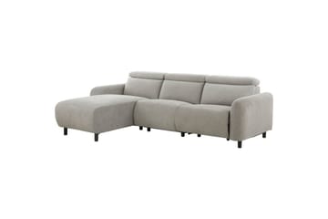 Kulmarecliner-sohva Loft24 Kulmasohva Loft24 Skaane manuaalisella nojatuolilla Harmaa Manchester - Huonekalut - Sohva - Mekanismisohva