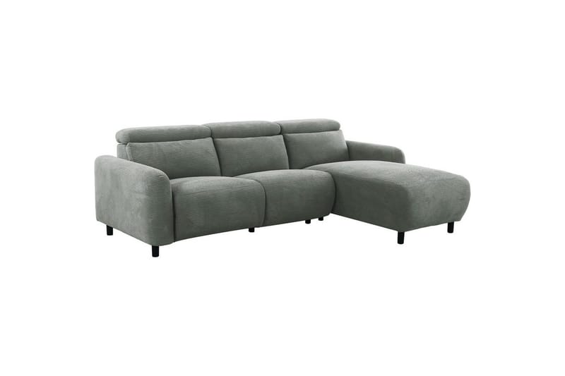 Kulmarecliner-sohva Loft24 Kulmasohva Loft24 Skaane manuaalisella nojatuolilla Harmaa1 Manchester - Huonekalut - Sohva - Mekanismisohva
