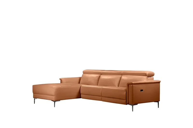 Kulmareclinersohva Loft24 Kulmasohva 3-istuttava Lund Brun Vänster, undefined