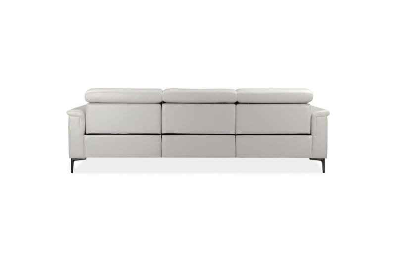 Kulmareclinersohva Loft24 Kulmasohva 3-istuttava Lund Cream White Vänster - Huonekalut - Sohva - Nahkasohva