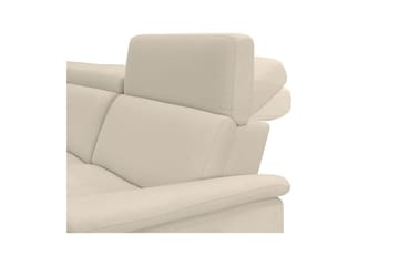 Kulmareclinersohva Loft24 Kulmasohva 3-istuttava Pareli Vit Vänster - Huonekalut - Sohva - Mekanismisohva