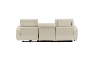 Kulmareclinersohva Loft24 Kulmasohva 3-istuttava Pareli Vit Vänster - Huonekalut - Sohva - Mekanismisohva