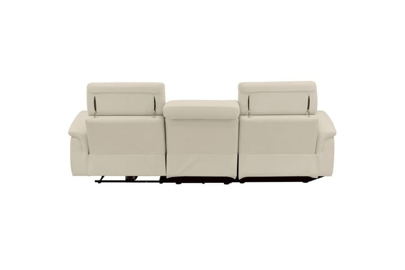 Kulmareclinersohva Loft24 Kulmasohva 3-istuttava Pareli Vit Vänster - Huonekalut - Sohva - Mekanismisohva