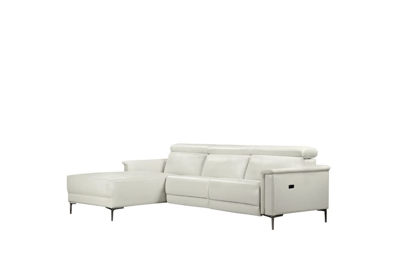 Kulmasohva 3-istuttava Lund Kermanvärinen, PU, Vasen Sähkökäyttöinen Levitettävä Tuoli, Kermanvärinen, PU, Vasen Sähkökäyttöinen Levitettävä Tuoli