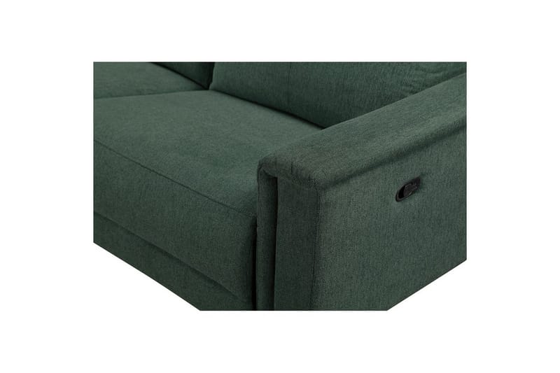 Kulmasohva 3-istuttava Lund Tummanvihreä, Belfast-kangas, Vasen Manuaalinen Levitettävä Tuoli - Tummanvihreä, Belfast-kangas, Vasen Manuaalinen Levitettävä Tuoli - Huonekalut - Sohva - Mekanismisohva