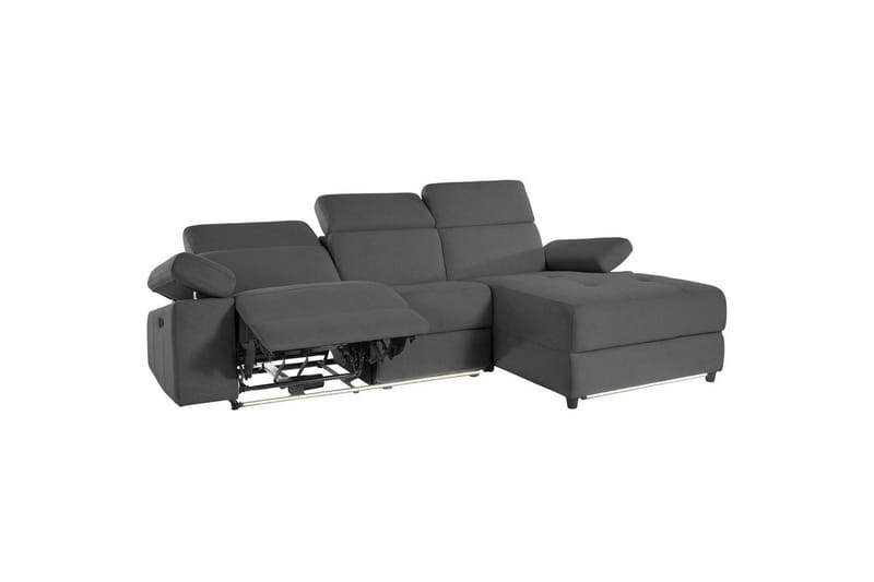 Kulmasohva 3-istuttava Rayland Antrasiitti, Sunday-kangas, Manuaalinen oikea lepohuone - Antrasiitti, Sunday-kangas, Manuaalinen oikea lepohuone - Huonekalut - Sohva - Mekanismisohva
