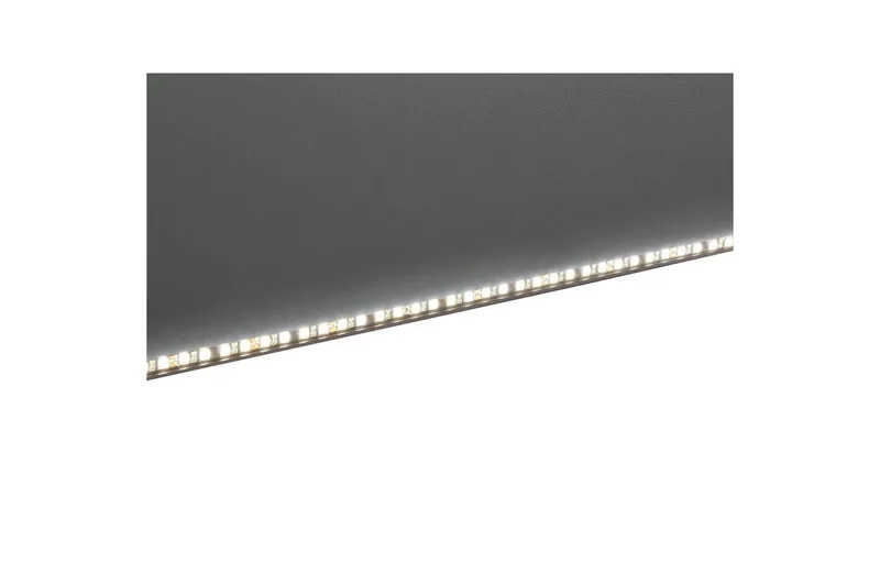 Kulmasohva 3-istuttava Rayland Harmaa, Nahka/PU, Sähköinen oikea lepohuone - Harmaa, Nahka/PU, Sähköinen oikea lepohuone - Huonekalut - Sohva - Nahkasohva