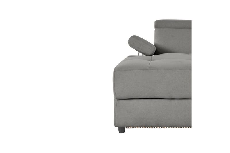 Kulmasohva 3-istuttava Rayland Harmaa, Sunday-kangas, Vasen Manuaalinen Levitettävä Tuoli - Harmaa, Sunday-kangas, Vasen Manuaalinen Levitettävä Tuoli - Huonekalut - Sohva - Mekanismisohva