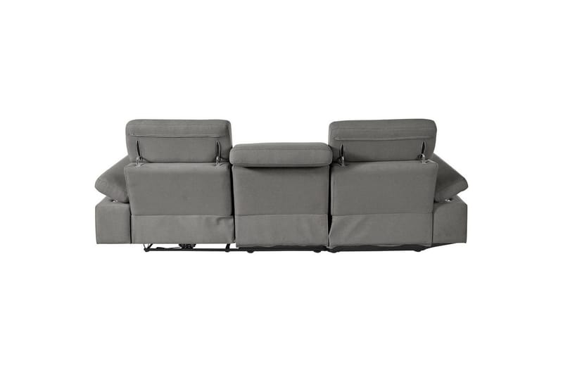 Kulmasohva 3-istuttava Rayland Harmaa, Sunday-kangas, Vasen Sähkökäyttöinen Levitettävä Tuoli - Harmaa, Sunday-kangas, Vasen Sähkökäyttöinen Levitettävä Tuoli - Huonekalut - Sohva - Mekanismisohva