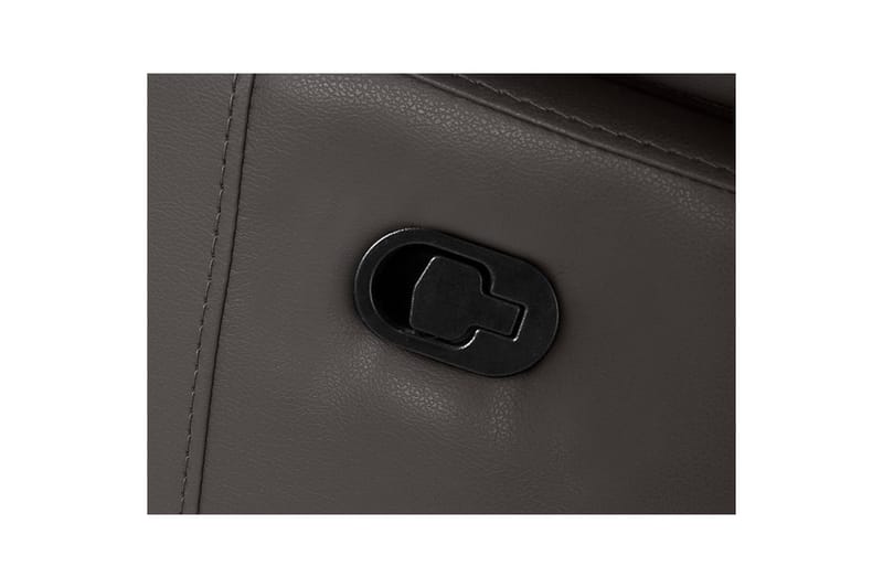 Kulmasohva 3-istuttava Rayland Ruskea, PU, Vasen Manuaalinen Levitettävä Tuoli - Ruskea, PU, Vasen Manuaalinen Levitettävä Tuoli - Huonekalut - Sohva - Nahkasohva