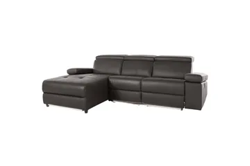 Kulmasohva 3-istuttava Rayland Ruskea, PU, Vasen Sähkökäyttöinen Levitettävä Tuoli