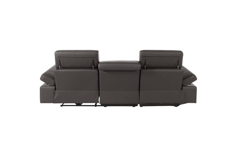 Kulmasohva 3-istuttava Rayland Ruskea, PU, Vasen Manuaalinen Levitettävä Tuoli - Ruskea, PU, Vasen Manuaalinen Levitettävä Tuoli - Huonekalut - Sohva - Nahkasohva