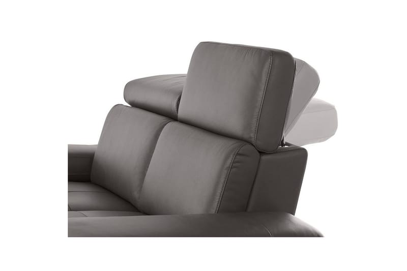 Kulmasohva 3-istuttava Rayland Ruskea, PU, Vasen Manuaalinen Levitettävä Tuoli - Ruskea, PU, Vasen Manuaalinen Levitettävä Tuoli - Huonekalut - Sohva - Nahkasohva