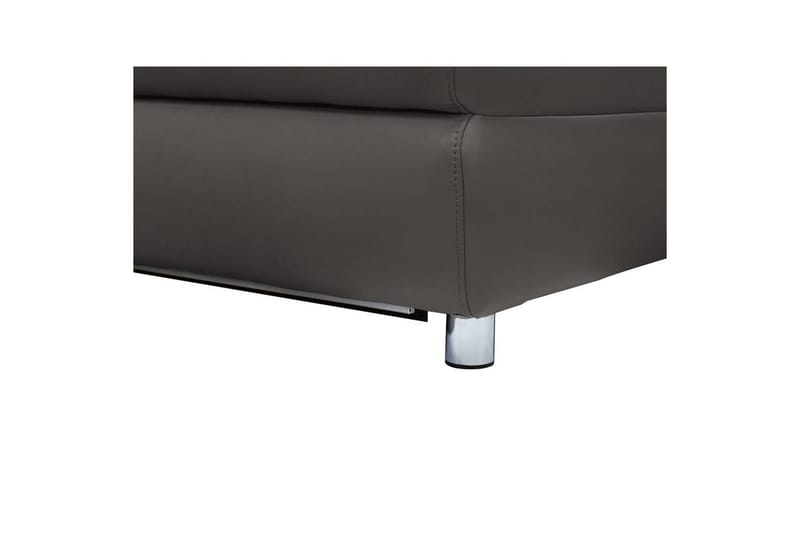 Kulmasohva 3-istuttava Pareli Ruskea, PU, Sähköinen oikea lepohuone - Ruskea, PU, Sähköinen oikea lepohuone - Huonekalut - Sohva - Nahkasohva