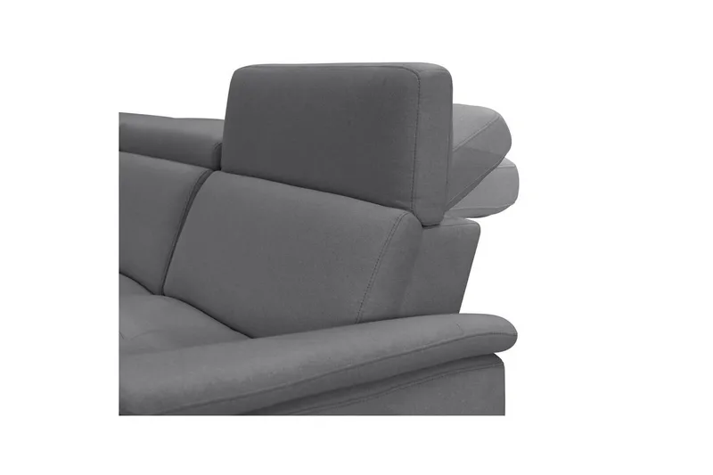 Kulmasohva 3-istuttava Pareli Antrasiitti, Sunday-kangas, Sähköinen oikea lepohuone - Antrasiitti, Sunday-kangas, Sähköinen oikea lepohuone - Huonekalut - Sohva - Mekanismisohva