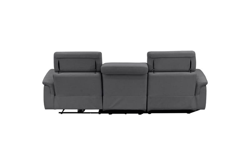 Kulmasohva 3-istuttava Pareli Antrasiitti, Sunday-kangas, Vasen Manuaalinen Levitettävä Tuoli - Antrasiitti, Sunday-kangas, Vasen Manuaalinen Levitettävä Tuoli - Huonekalut - Sohva - Mekanismisohva