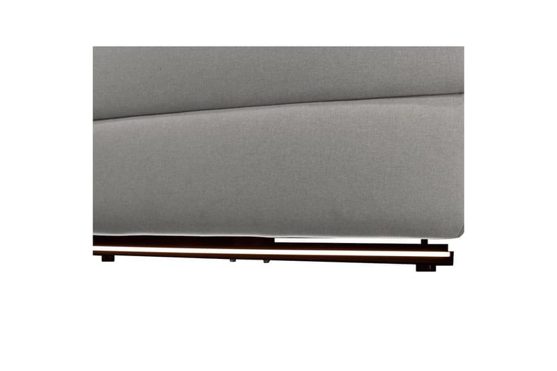 Kulmasohva 3-istuttava Pareli Harmaa, Sunday-kangas, Vasen Manuaalinen Levitettävä Tuoli - Harmaa, Sunday-kangas, Vasen Manuaalinen Levitettävä Tuoli - Huonekalut - Sohva - Mekanismisohva