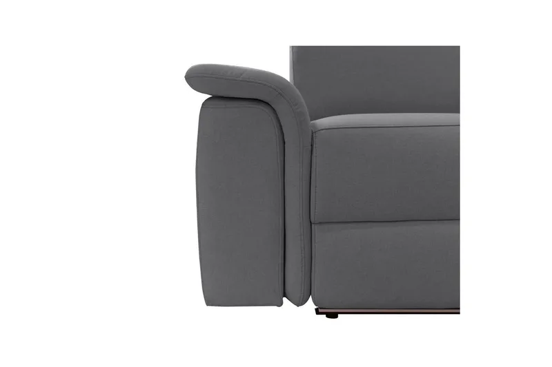 Kulmasohva 3-istuttava Pareli Antrasiitti, Sunday-kangas, Sähköinen oikea lepohuone - Antrasiitti, Sunday-kangas, Sähköinen oikea lepohuone - Huonekalut - Sohva - Mekanismisohva