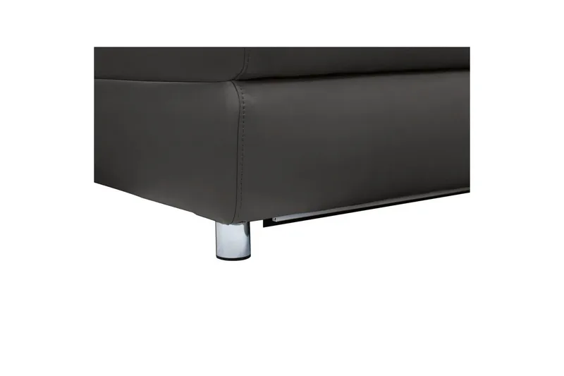 Kulmasohva 3-istuttava Pareli Ruskea, PU, Vasen Sähkökäyttöinen Levitettävä Tuoli - Ruskea, PU, Vasen Sähkökäyttöinen Levitettävä Tuoli - Huonekalut - Sohva - Nahkasohva