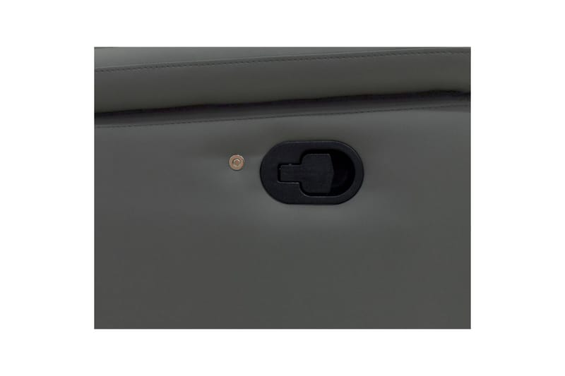 Kulmasohva 3-istuttava Pareli Harmaa, PU, Manuaalinen oikea lepohuone - Harmaa, PU, Manuaalinen oikea lepohuone - Huonekalut - Sohva - Nahkasohva