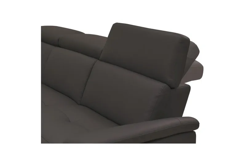 Kulmasohva 3-istuttava Pareli Ruskea, Nahka/PU, Vasen Manuaalinen Levitettävä Tuoli - Ruskea, Nahka/PU, Vasen Manuaalinen Levitettävä Tuoli - Huonekalut - Sohva - Nahkasohva