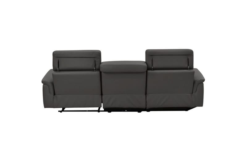 Kulmasohva 3-istuttava Pareli Ruskea, PU, Vasen Sähkökäyttöinen Levitettävä Tuoli - Ruskea, PU, Vasen Sähkökäyttöinen Levitettävä Tuoli - Huonekalut - Sohva - Nahkasohva