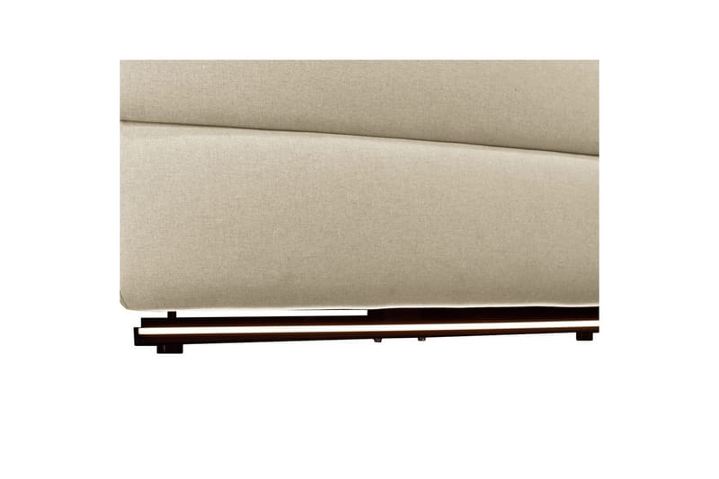 Kulmasohva 3-istuttava Pareli Valkoinen, Hiekkakangas, Sähköinen oikea lepohuone - Valkoinen, Hiekkakangas, Sähköinen oikea lepohuone - Huonekalut - Sohva - Mekanismisohva