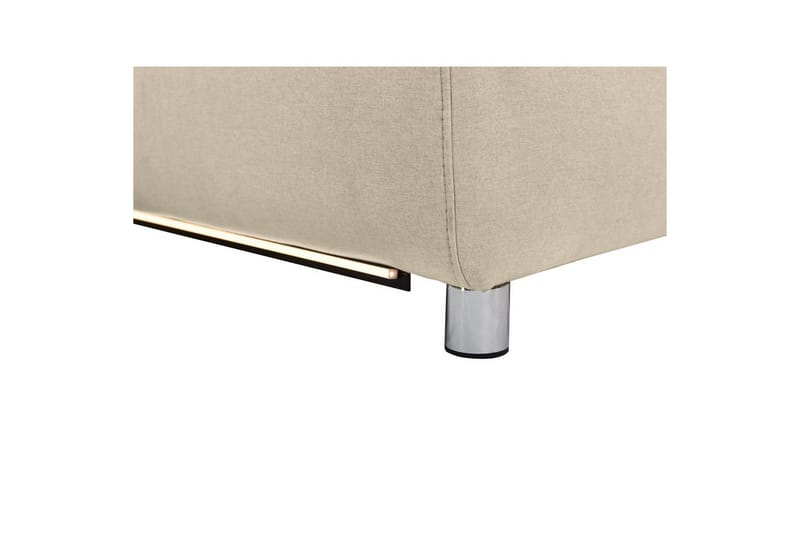 Kulmasohva 3-istuttava Pareli Valkoinen, Hiekkakangas, Sähköinen oikea lepohuone - Valkoinen, Hiekkakangas, Sähköinen oikea lepohuone - Huonekalut - Sohva - Mekanismisohva